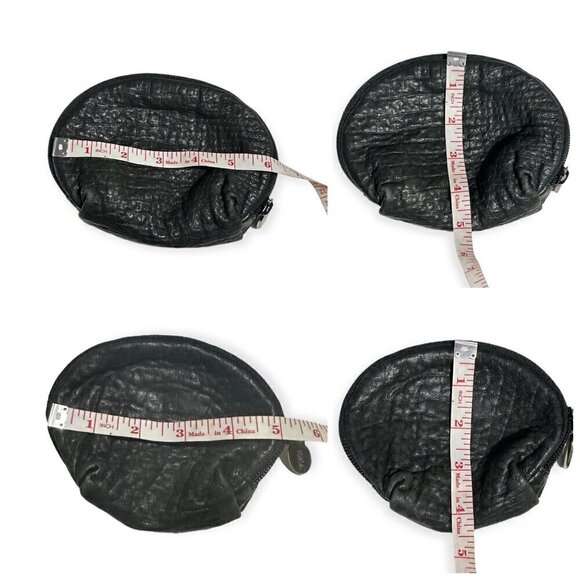 Furla Cosmetic Case Set in Crocco Embossed Soft Leather, 2 cases,‎ Never used - Picture 9 of 11